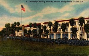 Florida Venice Kentucky Military Institute Winter Headquarters 1956 Curteich