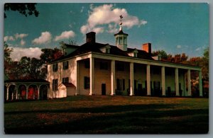 Postcard Mt. Vernon Virginia c1960s George Washington’s Home