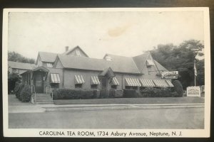 Vintage Postcard 1915-1930 Carolina Tea Room 1734 Asbury Avenue Neptune N.J.