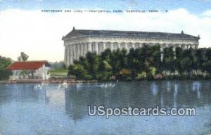 Parthenon & Lake, Centennial Park - Nashville, Tennessee TN  