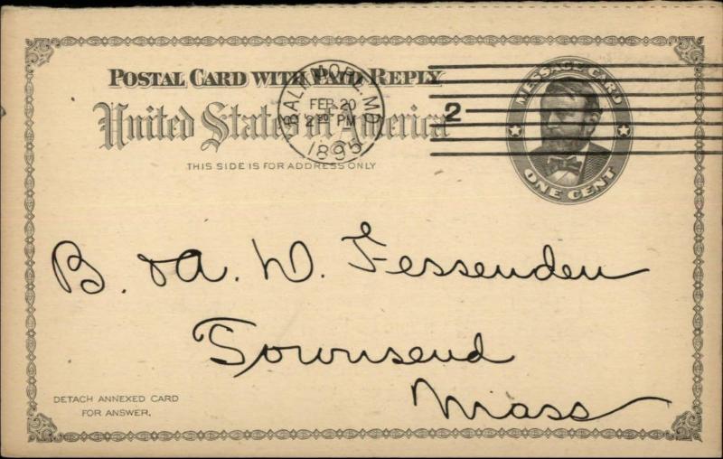 Maryland Poultry Supply Baltimore CRUSHED OYSTER SHELLS 1895 Postal Card