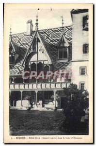 Old Postcard Beaune Hotel Dieu Grand Louvre in the Honor Court