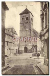 Old Postcard Saverne Church