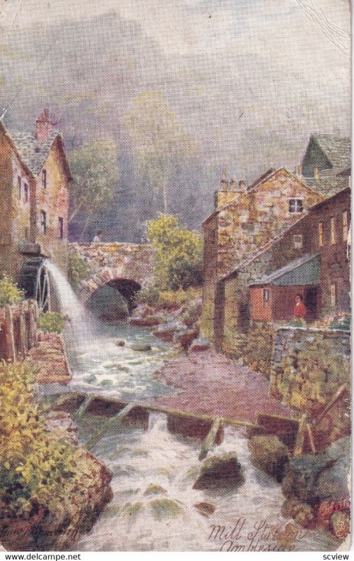 Mill Stream, Ambleside, 1900-1910s; TUCK 7287