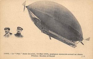 Le Pax dans les Airs 12 mai 1902 quelques Moments avant Sa Chute Zeppelin Unu...