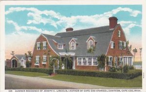 Massachusetts Cape Cod Summer Residence Of Josph C Lincoln Author Of Cape Cod...