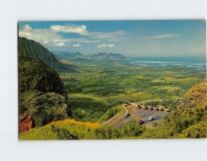 Postcard Nuuanu Pali (Precipice), Oahu, Hawaii