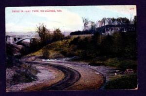 WISCONSIN WI MILWAUKEE Drive in Lake ParkPC Postcard