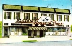 Washington D C Blackie's House Of Beef Restaurant 1960