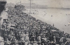 New Jersey Atlantic City The Boardwalk From Young's Pier 1910