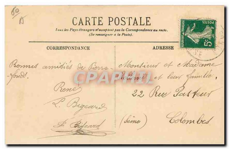 Old Postcard Pierrefonds Chateau West Coast