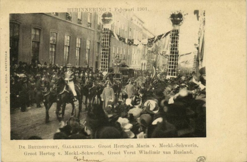 Wedding Grand Duke Vladimir of Russia, Grand Duke of Mecklenburg-Schwerin (1901)