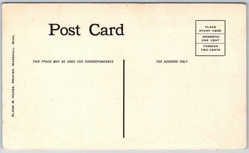 Marshall Minnesota c1910 Postcard Lyon County Court House