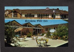 WY Hitching Post Inn Motel Restaurant Cheyenne Wyoming Postcard