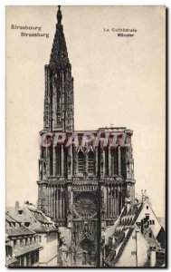 Strasbourg Cathedral Old Postcard