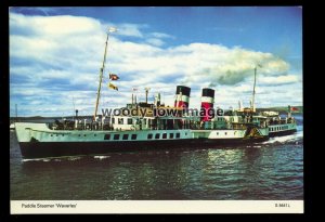 FE3634 - Paddle Steamer - Waverley , built 1946 - postcard