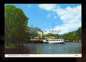 FE2909 - Scottish Paddle Steamer - Maid of the Loch , built 1953 - postcard