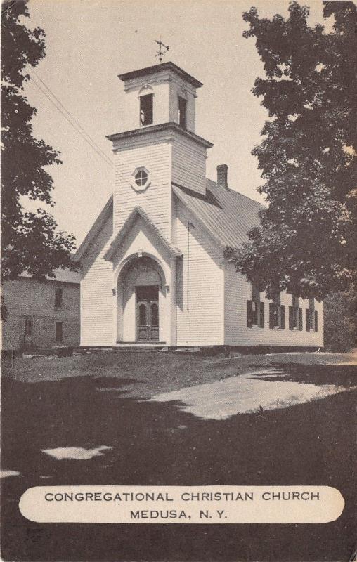 Rensselaerville-Medusa New York~Congregational Christian Church~1910 Postcard