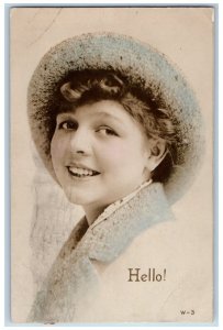 Rochester Minnesota MN Postcard RPPC Photo Pretty Girl With Hat 1918 Antique