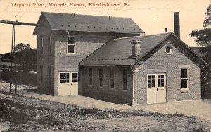 Disposal Plant, Masonic Homes Elizabethtown, Pennsylvania PA Postcard