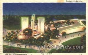Gas Exhibit 1939 New York USA Worlds Fair Exposition 1939 postal marking on f...