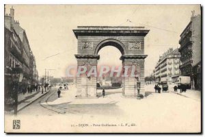 Old Postcard Dijon Porte Guillaume L V