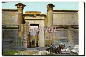 Old Postcard Egypt Egypt Medinet Habout