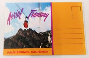 Palm Springs California Aerial Tramway Scenic View Postcard Folder J76950