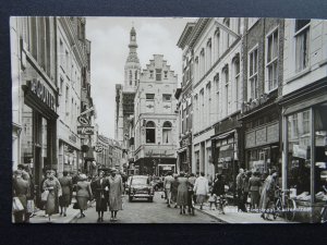 Netherlands BREDA Eindstraat Karrenstraat c1950s RP Postcard by H.R.