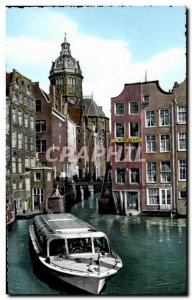 Old Postcard Amsterdam Oud Kolkje Old