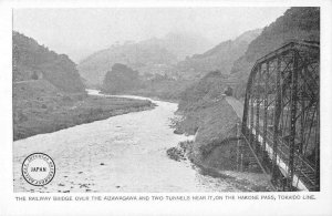 Hakone Pass Japan Aizawagawa Tokaido Line Vintage Postcard AA1945
