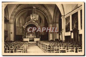 Old Postcard Our Lady of Laus Hautes Alpes inside the Basilica