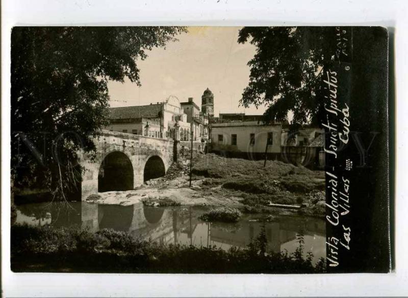 261219 CUBA St.Spiritus Colonial view Vintage photo PC