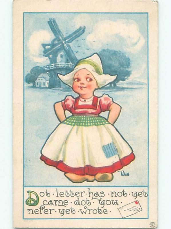 Divided-Back CHILDREN SCENE Great Postcard AA5873