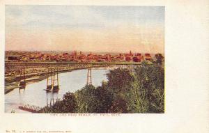 St. Paul Minnesota c1905 Postcard City & High Bridge by V.O. Hammon