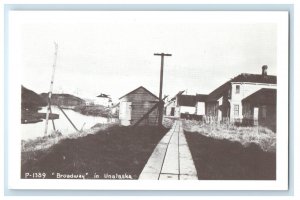 1930 View of Bishops House Broadway in Unalaska, Alaska Vintage Postcard 