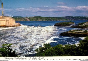 Canada New Brunswick St John Reversing Falls rapids