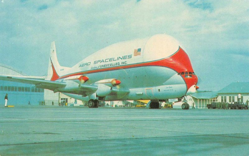 SUPER GUPPY Boeing Stratocruiser Buckley Air National Guard Base 1967 Postcard