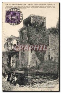 Old Postcard Vendee Tiffauges Bluebeard Castle Dungeon