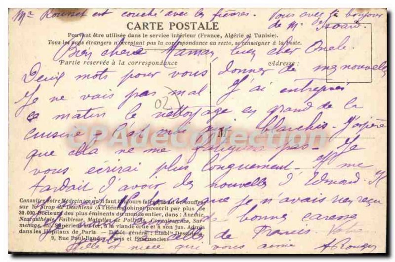 Postcard Ancient Monuments War Victims Saint Quentin Collegial