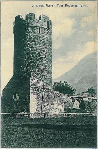 31887 AOSTA City Vintage Postcard - NEW TOWER - NEW TOUR-