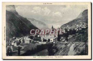 Postcard Old La Grave Central View