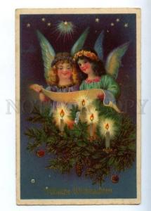 3149809 X-MAS Illuminated Winged ANGEL CHRISTMAS Vintage PC