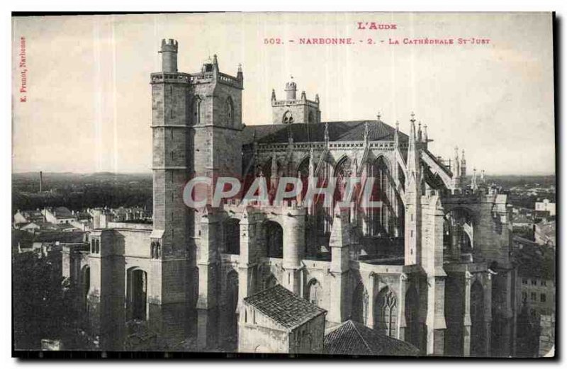 Postcard Old Aude Narbonne The Cathedral St Just