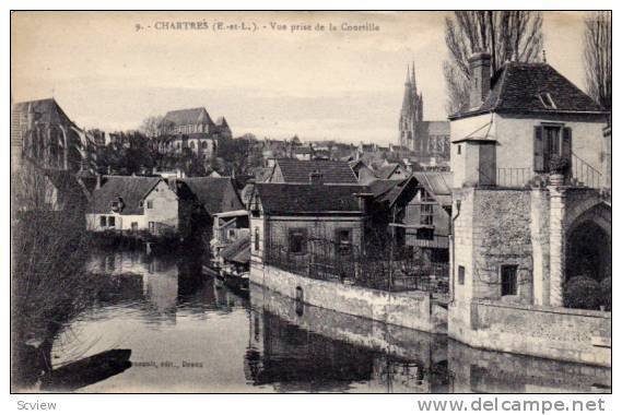 Vue Prise De La Courtille, Chartres (Eure Et Loir), France, 1900-1910s