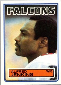 1983 Topps Football Card Alfred Jenkins Atlanta Falcons