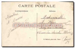 Old Postcard Auvers The Church Staircase