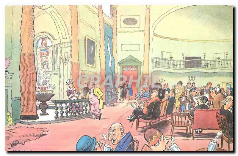 Modern Postcard The Man Who Asked for A Double Scotch in the Grand Pump Room ...