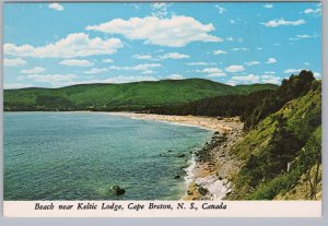 Ingonish Beach Near Keltic Lodge, Cape Breton, Nova Scotia, Chrome Postcard #1