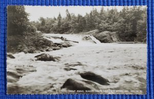 Vtg c1950 Trout Pools Sunset Camps Lochaber Mines Nova Scotia Canada Postcard